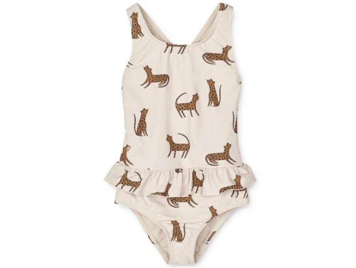 Liewood leopard/sandy badedragt Amara UPF 40+